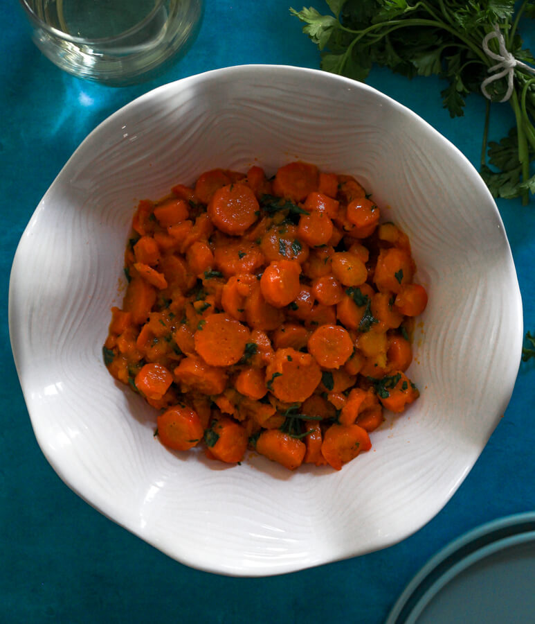 Braised Carrots with Herbs