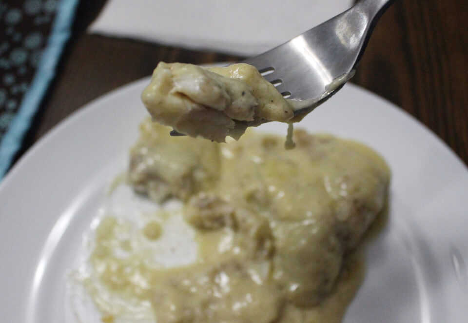 Fish Filets Poached in White Wine; Cream and Egg Yolk Sauce